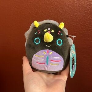 Tetero the Triceratops Squishmallow 5” day of the dead